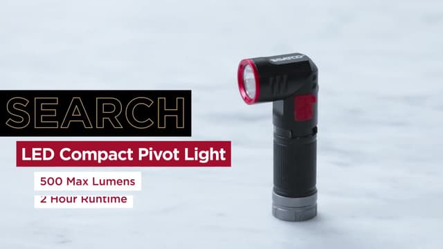 RECHARGE: Rechargeable LED Compact Pivot Light