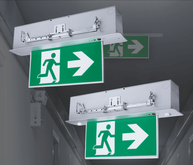 Old Led Running Light Sign LED Running Man Exit & Emergency Lighting